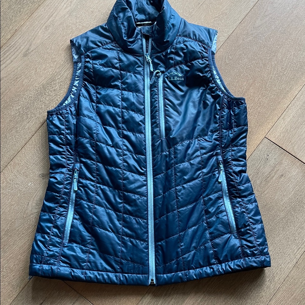 L.L. Bean Women's Navy Quilted Vest